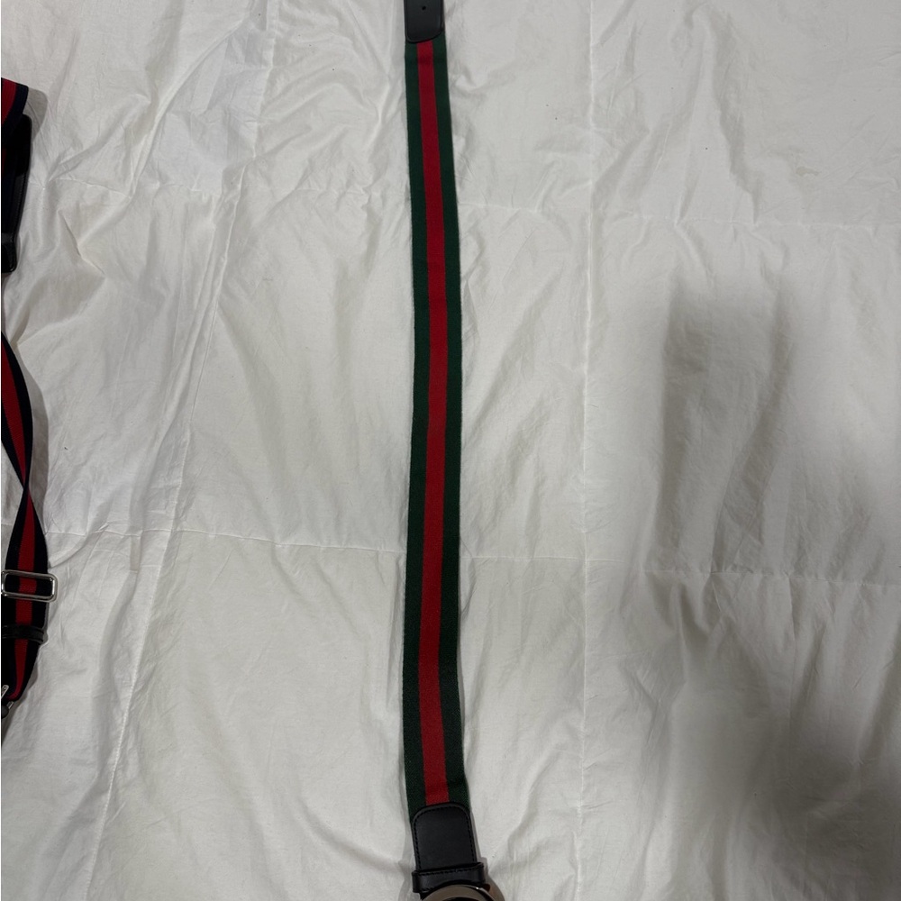 Gucci Web belt with Interlocking G buckle